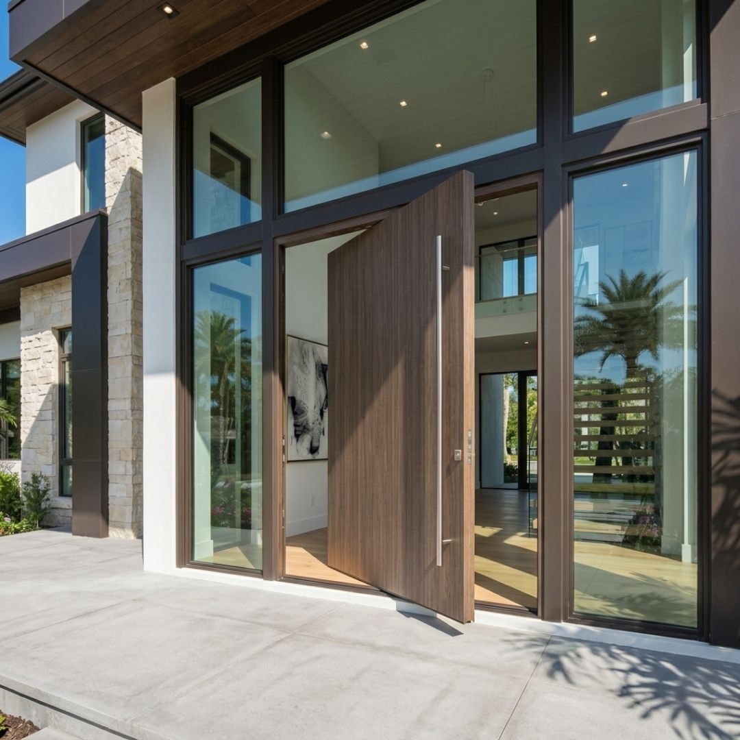 Pivot Entry Door